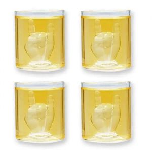 Mags, Set Bicchierini Da Shot Mani Rock 4 Pezzi, Accessori Cucina - Neuf