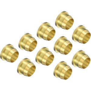 Kalanka-6mm Tube Od Laiton Compression Manchons Embouts 10 Paquet Laiton Compression Raccord Assortiment Trousse - Neuf