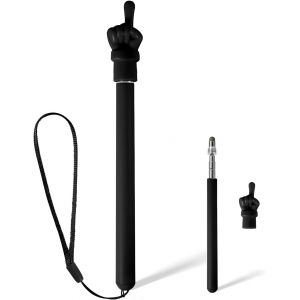 XIHIRCD Stylet pour Enfant, avec Attaches, 3 en 1 Stylet Crayon Pointeur T&eacute;lescopique pour Enseignants B&acirc;ton Conducteur Stylet Capacitif pour &Eacute;cran Tactile pour iPad iPhone Tablette Kindle (Vert) - Neuf