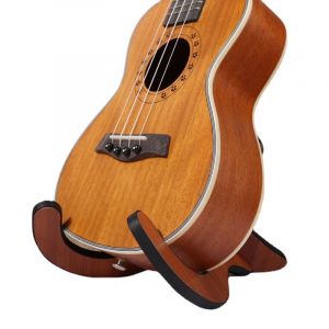 Support pour Guitare en Bois Stand D&eacute;tachable Portable Universel pour Guitare Folk Acoustique Electrique Classique - Neuf