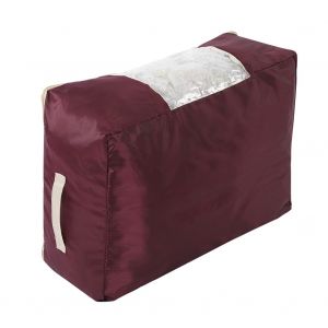 HJLIAN Sac de rangement en tissu Oxford, impermeable et resistant a l'humidite, pour la literie, avec fermeture eclair (L) - Neuf
