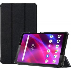 Tianyi-Coque Pour Lenovo Tb-8506f 2022, Lenovo Tab M8 Hd/Fhd/Hd Lte (2ème Génération), Tb-8505f, Tb-8505x, Tb-8505fs, Tb-8705f, Tb-8705n, Housse Étui Case De Protection, Smart Cover-Noir - Neuf