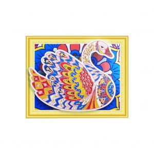 Hjlian Broderie Diamant A Faire Soi-Meme, Motif Cygne, Point De Croix, Peinture Diamant, Artisanat, Decoration Murale - Neuf