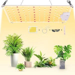Loc-Lampe Led Horticole,500w Lampe Horticole Led Spectre Complet,Usine Élèvent La Lumière Lampe De Croissance Pour La Croissance Et Floraison Des Plantes En Intérieur Hy Oponic - Neuf