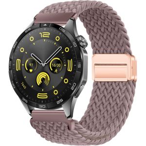 22 Mm Nylon Armband Compatible With Huawei Gt4/Gt3/Gt2 46mm/Garmin Venu 2/3/Vivoactive 4, Sport Uhrenarmband F&uuml;r Samsung Watch 3 45mm/Gear S3 Damen Herren Elastisches Geflochtenes - Neuf