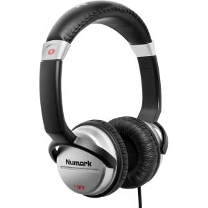 Numark HF125 Casque DJ Pour Mixing avec C&acirc;ble de 1.8 m, Haut-Parleurs de 40 mm pour une R&eacute;ponse &eacute;tendue, le Type dos Ferm&eacute; pour l'isolation Sonore - Neuf