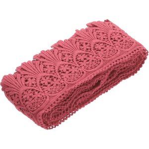 Sjzg-Ruban En Dentelle De Coton Extensible Vintage Au Crochet Pour Bricolage, Scrapbooking, V&ecirc;tements, Rideaux, Nappe, Tissu, D&eacute;coration De Mariage, Emballage Cadeau - 7,6 Cm X 4,8 M - Neuf