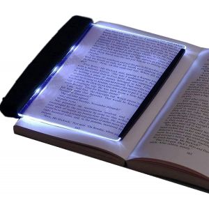 Livre De Lumière, Led Lampe De Lecture Du Panneau, Pour La Nuit De La Lecture Au Lit, Petite Taille, Facile À Tourner Les Pages - Neuf