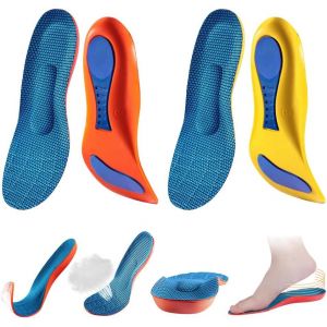 Kalanka-Lot De 2 Paires De Semelles Orthop&eacute;diques Pour Femme - Respirantes Et Confortables - Soutien De La Vo&ucirc;te Plantaire Pour Oignons - Semelles Rembourr&eacute;es Confortables Pour Chaussures - Fasciite - Neuf