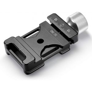 Pince à bouton à vis en aluminium compatible Arca Swiss Mini pince à griffe rapide pour plaque QR (38mm) - Neuf