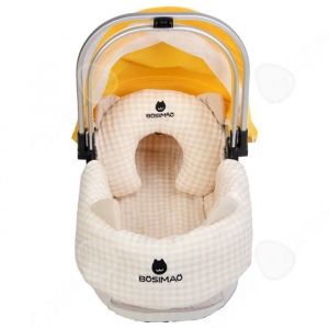 Coussin De Poussette Pour Animaux De Compagnie En Coton Doux Et &Eacute;pais Quatre Saisons Lit Pour Chien Portable Coussin De Poussette - Neuf