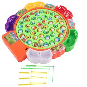 Jeu de peche avec plateau rotatif, plaque de peche, jouet interactif parent-enfant - Neuf