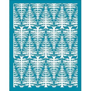 Pochoirs En Argile 4x5 Pouces Motif D'arbre Sérigraphie Pour Argile Polymère Pochoirs De Sérigraphie En Pin Pochoirs De Transfert En Maille Pochoir En Maille À Thème Végétal Pour Po - Neuf