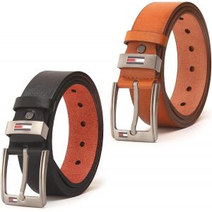 Tianyi-2 Pièces Ceintures Pour Hommes Avec Boucle Alliage, Taille Réglable De 115 Ou 120 Cm, Cuir Synthétique, Pour Les Costumes Travail D'affaires, Cadeaux Pour Hommes - Neuf