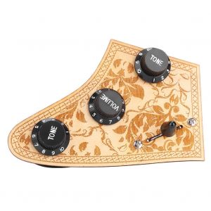 1 jeu de cables pour guitare electrique ST avec micro et controle du volume et de la tonalite - Neuf