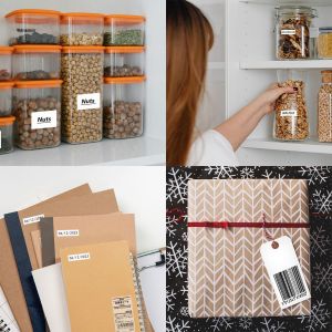 TIANYI-Lot de 2 rouleaux de ruban adhésif D30 compatible avec les étiquettes D30 - Blanc adhésif - Étanche - 12 mm x 30 mm - 690 étiquettes - Papier thermique - Pour bureau (2, 12 x 30 mm) - Neuf