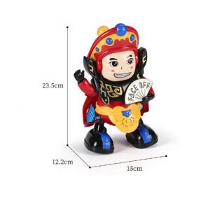 Poup&eacute;e robot dansante &agrave; visage changeant avec musique et lumi&egrave;res LED pour enfants de 3 ans et plus - Neuf