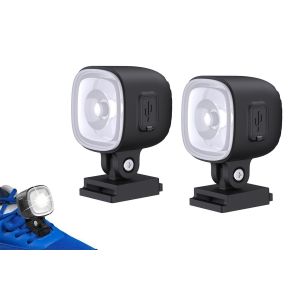 Lampes De Chaussure Rechargeables Et &Eacute;tanches Avec 4 Modes - Lot De 2 - Neuf