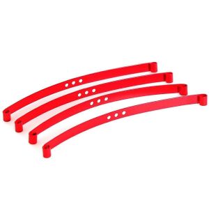 4pcs super acier super doux essieu avant et arri&egrave;re amortisseur ressort &agrave; lames pour RC4WD TF2 1/10RC voiture mise &agrave; niveau pi&egrave;ces accessoire - Neuf