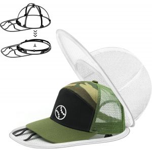 MEVRONISSHOP-Lave Casquette de Baseball, Cage de Lavage Pliable - Nettoyeur de Casquette pour Machine &agrave; Laver & Lave-Vaisselle &iquest; Support pour Casquette, Formeur et Protecteur avec Support pour Lessiv - Neuf
