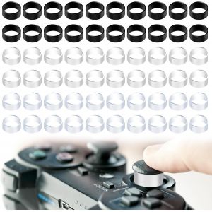 Kal-60pcs Protecteur De Joystick En Silicone, Anneau De Protection De Joystick Compatible Avec Steam Deck Ps5 Ps4 Protecteur De Joystick Invisible Accessoires De Contrôleur De Jeu (3 Couleurs) - Neuf
