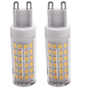 10w G9 100 Ampoules Led Ampoules Led Ma&iuml;s C&eacute;ramique,Pas De Scintillement,Grand Angle De Faisceau,2pcs - Neuf