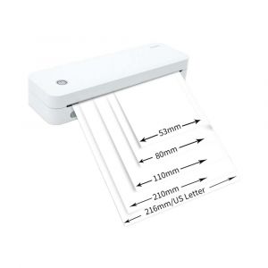 Mini Imprimante Thermique Portable A4 - Connectivit&eacute; Bluetooth Sans Fil - Neuf