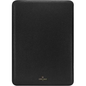 Housse pour Ordinateur Portable 13 Pouces Précisément Compatible avec MacBook Air 13 M4 2025-2018 et MacBook Pro M2 2022 M1 2020-2016,Étui en Simili-Cuir,Noir - Neuf