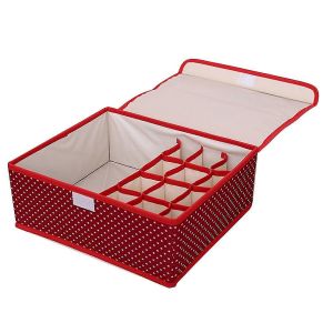 13 compartiments Sous-vêtements Soutien-gorge Boîte de rangement Chaussettes lavables Short Sac de rangement - Neuf