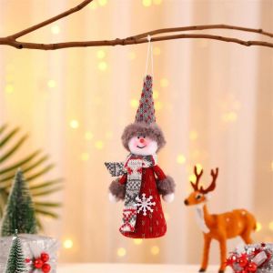 Belle Poup&eacute;e En Peluche Suspendu Ornement Cr&eacute;atif Arbre De No&euml;l Ornements Pour La Maison Salon Jardin D&eacute;coration Bonhomme De Neige - Neuf