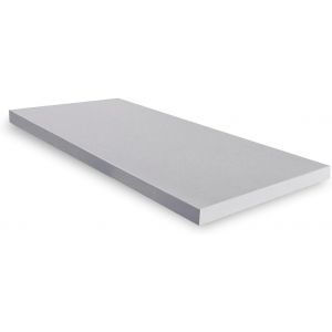 Yemaesre-Plaques Caoutchouc Mousse Polyuréthane,Densité Moyenne D25kg (100x200x6cm) Gris,Mousse Pour Tapisserie, Mousse Sofa, Matelas, Coussins, Rembourrage, Matelas Pour Fourgonnettes Camper, Matela - Neuf