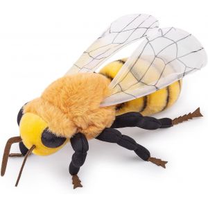 Peluche Abeille 38Cm/16 Jouet En Peluche De Abeille R&eacute;aliste Bel Animal Insecte Cadeaux Mignons Et Doux Abeille Pour Enfants Gar&ccedil;ons Et Filles Jouets &Eacute;ducatif Interactif Confortable Jaune - Neuf
