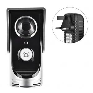 Sonnette video sans fil 3MP 145¡ã, interphone visuel infrarouge, Wi-Fi, pour telephones Android et iOS, Royaume-Uni - Neuf