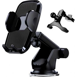 Support Universel De T&eacute;l&eacute;phone Pour Voiture (A), Support Mains Libres &Agrave; Super Aspiration Pour Tableau De Bord, Support De T&eacute;l&eacute;phone Pour Grille D'a&eacute;ration De Pare-Brise, Support - Neuf