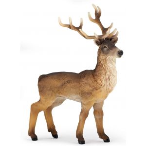 ERYI-- Figurine Cerf - Jouet Enfant 3 Ans Et Plus - 11,5 X 5,2 X 13 Cm - Animal De La Forêt Ultra Réaliste - Figurine Peinte À La Main - Collection Vie Sauvage - 53008 - Neuf