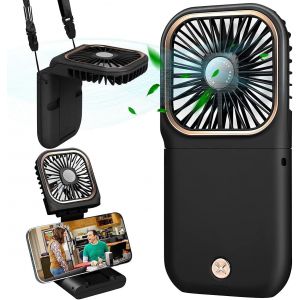Mini ventilateur USB silencieux à suspendre, rechargeable par USB - Neuf
