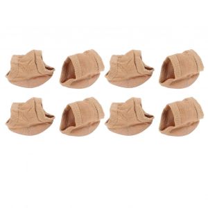 Chaussettes À Talons Hydratantes Pour Talons Fissurés - 4 Paires De Chaussettes Gel Spa Sans Orteils - Neuf