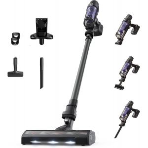 VornixorSarlshopX-Pert 7.60 Aspirateur Balai sans Fil, Ultra L&eacute;ger, Puissant 140W, Polyvalent, Autonomie 45min, Efficace Tous Types de Sols RH6A33WO, Noir - Neuf