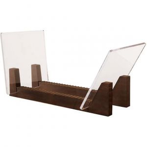 Support De Stockage De Disque Vinyle Grande Capacité Acrylique Extrémités Présentoir Support En Bois Lp Vinyle Album Bureau - Neuf
