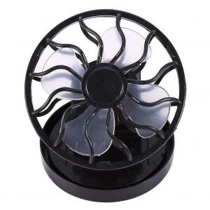 Ventilateur solaire portable de voyage, mini ventilateur a energie solaire pour les activites de plein air : camping, randonnee, peche, golf. - Neuf