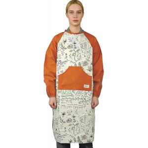 Ulteronixshop-Unisexe Tablier d'Artiste Tablier en Coton &agrave; Manches pour Hommes Femmes Peintre Bavoir avec Poche pour Bricolage Poterie Jardin Travail - Neuf