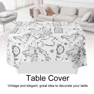 Hjlian Nappe En Coton Et Lin Pour Table A Manger, Cuisine, Protection De Table, Decoration De Fete, 90 X 90 Cm - Neuf