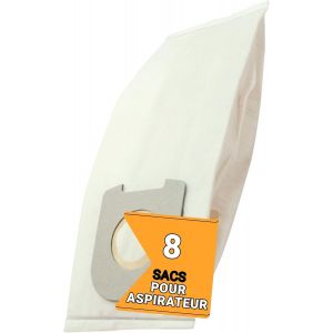 KAL-- Sacs Aspirateur Vt25 En Tissu Tnt Pour Delonghi- Lot De 8 Pièces - Sacs Aspirateur Universels Pour Le Nettoyage De La Maison - Neuf