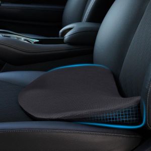 Ulteronixshop-Coussin de Si&egrave;ge de Voiture en Mousse &agrave; M&eacute;moire, Coussin de Si&egrave;ge de Conduite, Coussin Coccyx Correcteur D'assise, Accessoires de Voyage en Voiture pour Les Longs Voyages (Noir) - Neuf