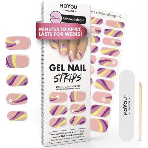 Autocollants Auto-Adh&eacute;sifs Pour Ongles En Gel Semi-Durci, Lampe Uv/Led Requise, 20 Enveloppes De Vernis &Agrave; Ongles En Gel, Autocollants Pour Nail Art - Thenaillologist 01 - Neuf