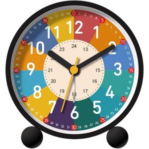 CAUC-R&eacute;veil Num&eacute;rique Enfants sans Tic-tac,d'apprentissage Silencieux Horloge,Enfants pour R&eacute;veil Analogique Compact,gar&ccedil;ons et Filles - Neuf