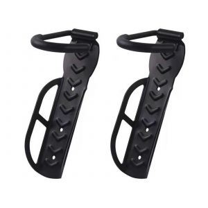 Support mural pour v&eacute;lo avec crochet de suspension (lot de 2) - Neuf