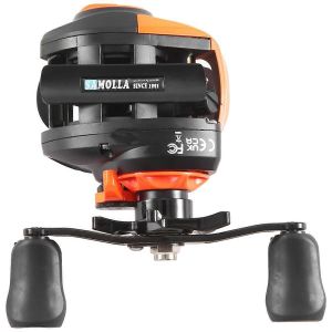 Samolla Electronic Baitcasting Fishing Reel Led Screen Orange Gauche - Neuf