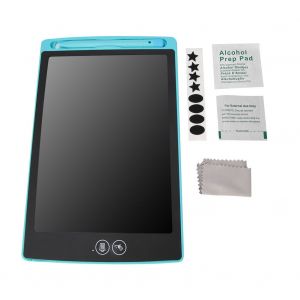 Tablette d'ecriture LCD electronique (15 x 23 cm, bleu) - Neuf