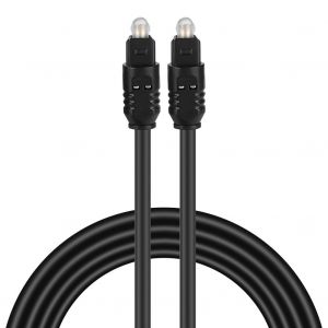 Cable audio numerique a fibre optique OD4 mm pour cables TosLink MD DVD DivX 5 m - Neuf